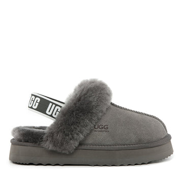 Platinum Slingback Scuff Uggs