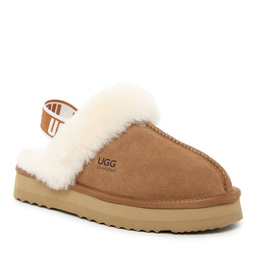 Platinum Slingback Scuff Uggs