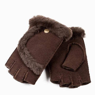 UGG Premium Fingerless Sheepskin Gloves 