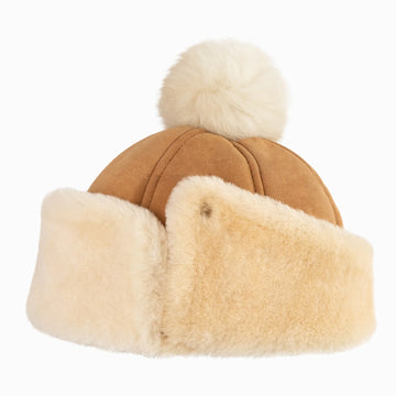 UGG Sheepskin Upflap Hat 