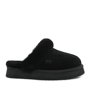 Women's Rise Scuff Uggs in Black view 16