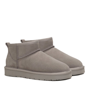 Mini Atasha Ugg Boots, for women and men in Warm Grey view 29