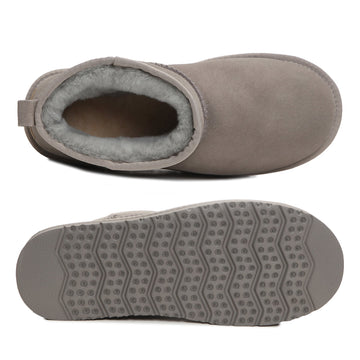 Mini Atasha Ugg Boots, for women and men in Warm Grey view 30